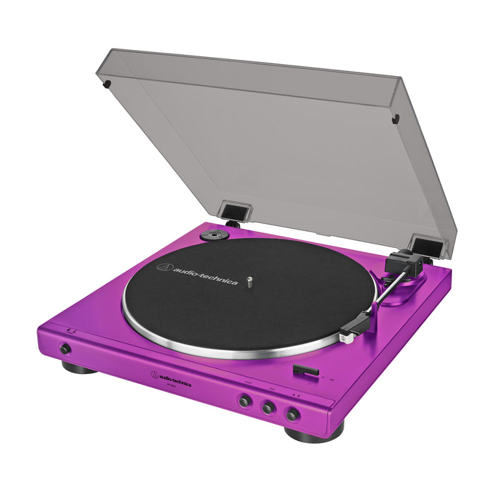 Audio-Technica AT-LP60X-PL Limited Edition Fully Automatic Belt-Drive Turntable (Purple)
