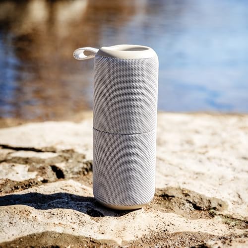 Crosley CR3080A-DU Duo 2-in-1 Portable Bluetooth Stereo Speakers, Dune