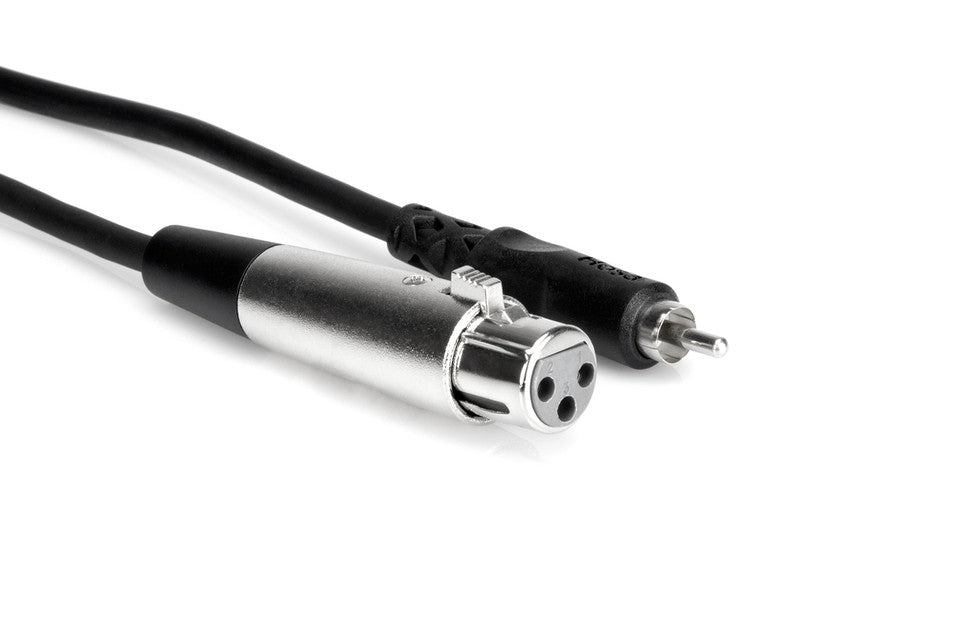 Hosa XRF-110 10' XLRF to RCA Audio Cable