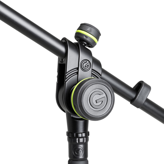 Gravity Stands Short Heavy-Duty Microphone Stand with Folding Tripod Base
