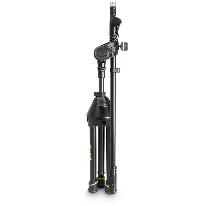 Gravity Stands Short Heavy-Duty Microphone Stand with Folding Tripod Base