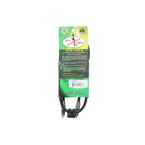 ProX XC-RCA03 3 FT High Performance Audio Cable RCA to RCA