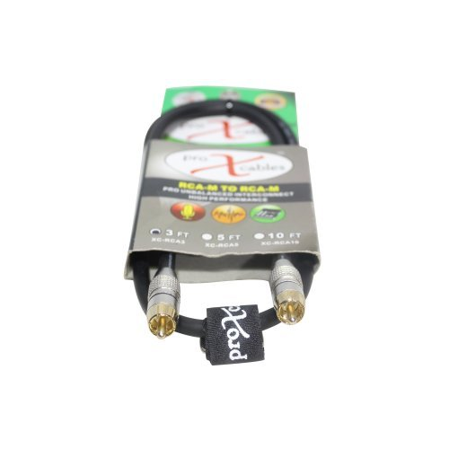 ProX XC-RCA03 3 FT High Performance Audio Cable RCA to RCA