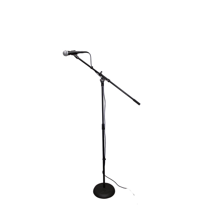 ProX T-MIC06 Round Base Microphone Stand with Boom