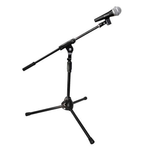 ProX T-MIC05 Short Tripod Microphone Stand with Boom