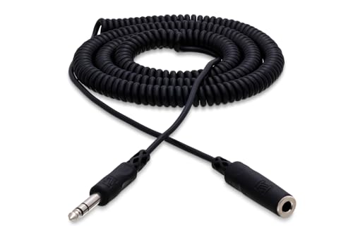 Hosa Technology Stereo 1/4" Female Phone to 1/4" Male Phone TRS Cable - 25' - Coiled