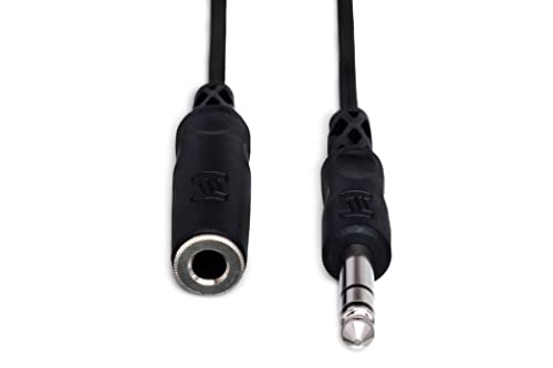 Hosa Technology Stereo 1/4" Female Phone to 1/4" Male Phone TRS Cable - 25' - Coiled