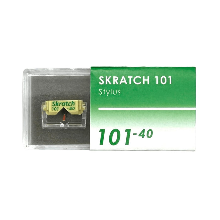 Jico J-AAC0895 2-Pack Skratch 101-40 Replacement Stylus for JICO J44A 7, J44D, IMPACT, Shure M44-7 and M44G