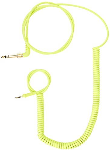 AIAIAI 3.5mm Coiled Cable with 1/4" Adapter (4.9 to 10.5', Neon)