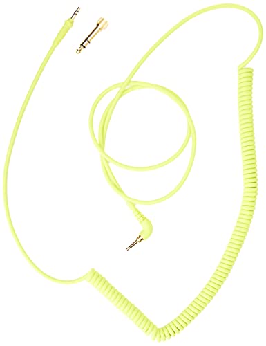 AIAIAI 3.5mm Coiled Cable with 1/4" Adapter (4.9 to 10.5', Neon)