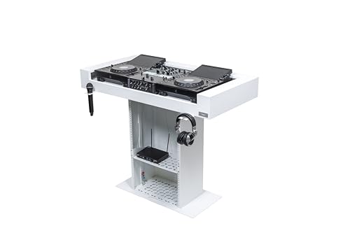 Headliner Malibu Portable DJ Booth (White)