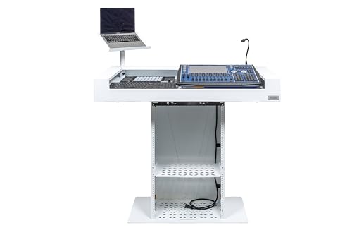 Headliner Malibu Portable DJ Booth (White)