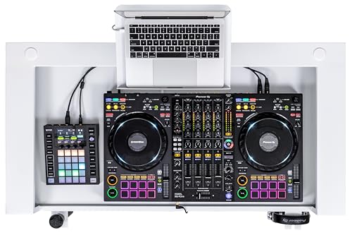 Headliner Malibu Portable DJ Booth (White)