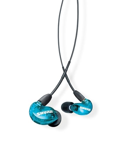 Shure SE215SPE Special-Edition Sound-Isolating Earphones with Detachable 3.5mm Cable (Blue) (Open Box)