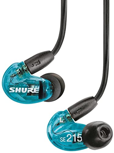 Shure SE215SPE Special-Edition Sound-Isolating Earphones with Detachable 3.5mm Cable (Blue) (Open Box)