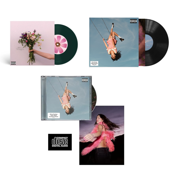 Olivia Rodrigo Exclusive Collector's Bundle (CD, LP, Poster & HoneyBee Record)