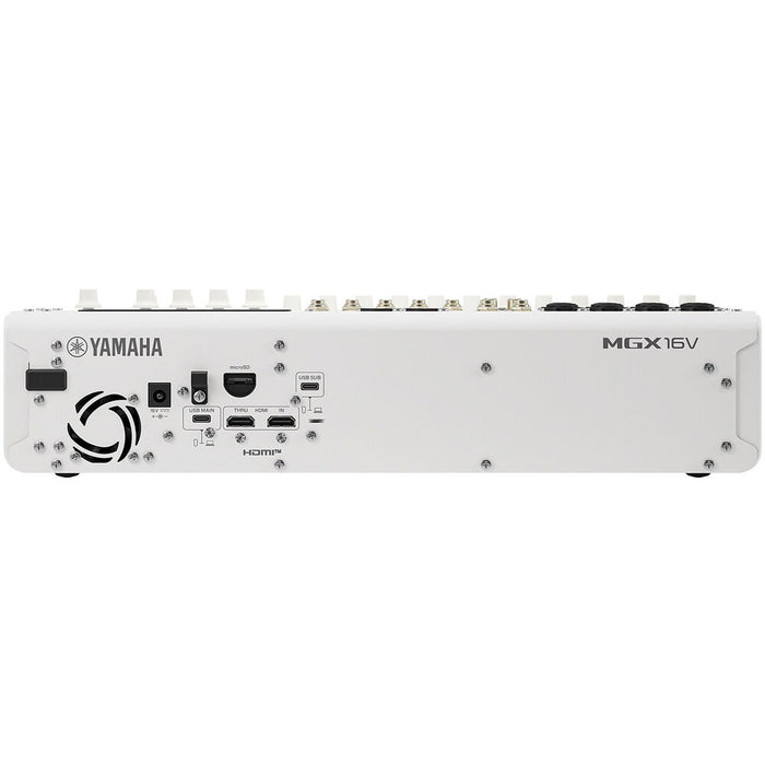Yamaha MGX16V 22-Channel Digital Mixing Console with Video Interface (White)