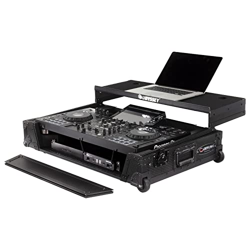Odyssey Pioneer XDJ-RX3 Industrial Board Glide-Style Case with Wheels (1 RU, All Black)
