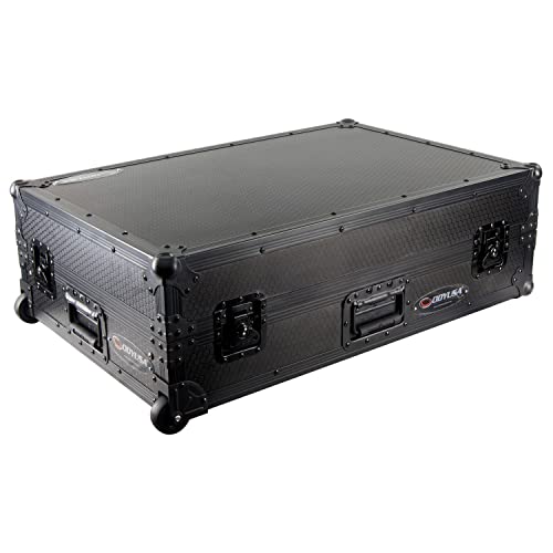 Odyssey Pioneer XDJ-RX3 Industrial Board Glide-Style Case with Wheels (1 RU, All Black)