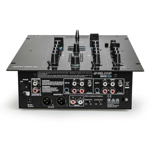 Reloop RMX-22i - 2+1 DJ Mixer with Digital FX and Smart Device Connectivity