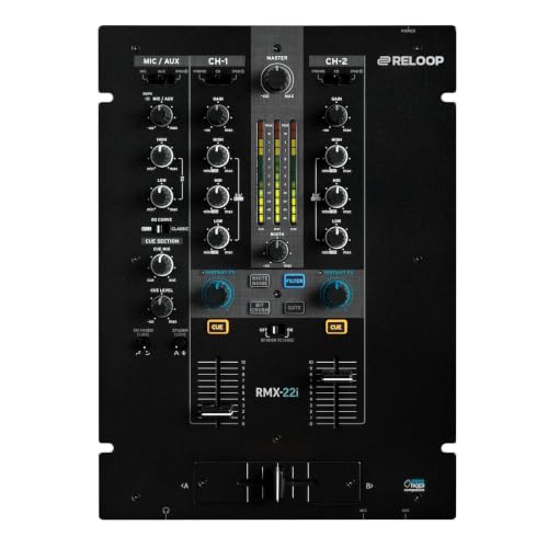 Reloop RMX-22i - 2+1 DJ Mixer with Digital FX and Smart Device Connectivity