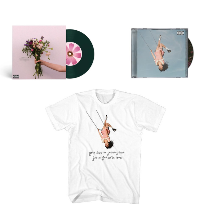 Olivia Rodrigo T-Shirt Bundle (CD, T-Shirt XXXL, Poster & HoneyBee Record)