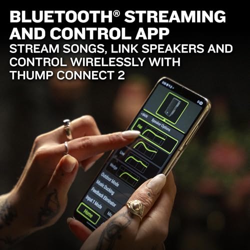 Mackie Thump12v4 12" Professional Powered Loudspeaker with SoundCheck DSP and Bluetooth