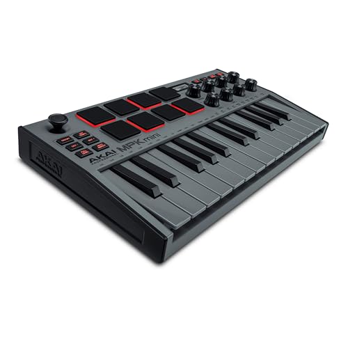 Akai Professional MPK Mini MK3 25-Key MIDI Controller (Grey) (Open Box)