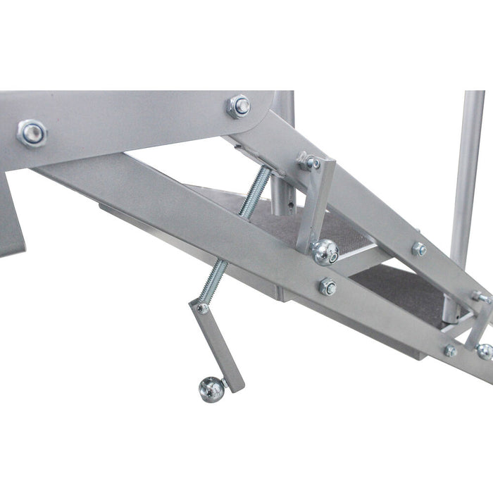 ProX StageQ 3-Step Foldable Stairs with Handrail (18 to 28")
