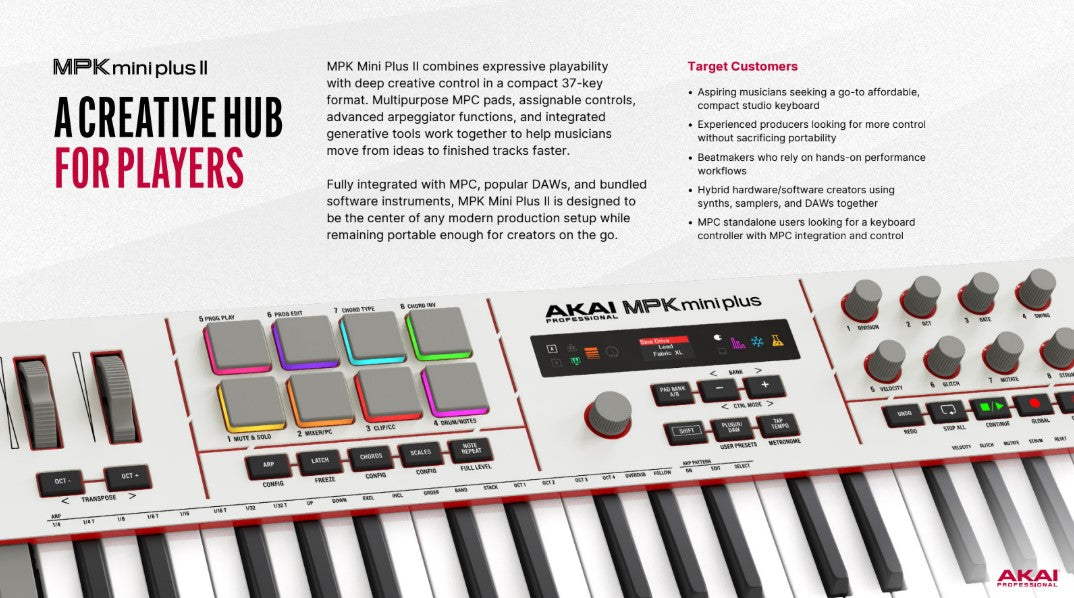 AKAI - MPK Mini Plus II