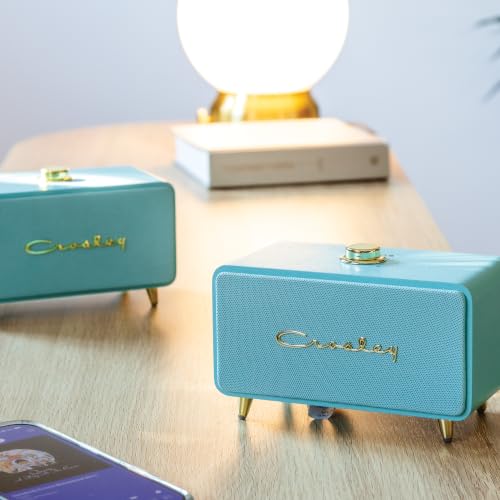 Crosley CR3049A-AB Stanza Portable Bluetooth Speaker, Aqua Blue
