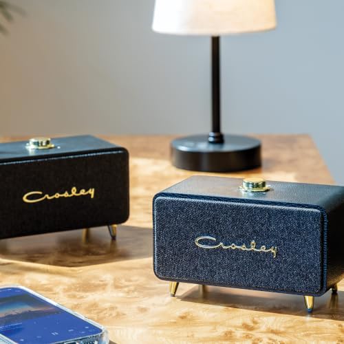 Crosley CR3049A-BK Stanza Portable Bluetooth Speaker, Black