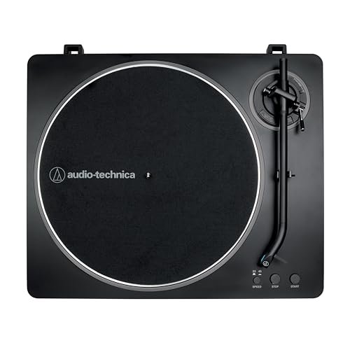 Audio-Technica - AT-LP70X Belt-Drive Turntable (Black and Gray) + Artesia M-200 Studio Monitor Pair