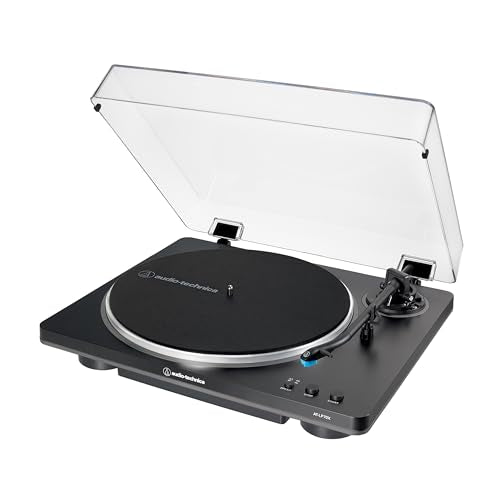 Audio-Technica - AT-LP70X Belt-Drive Turntable (Black and Gray) + Artesia M-200 Studio Monitor Pair