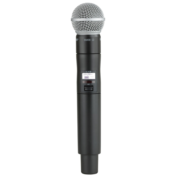 Shure ULXD2/SM58 Digital Handheld Wireless Microphone Transmitter with SM58 Capsule (G57: 470 to 608 MHz)
