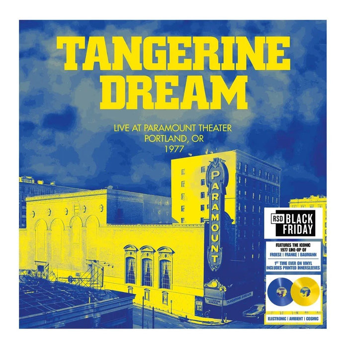 Tangerine Dream - Live at Paramount Theatre - Portland, OR 1977 - 2xLP Vinyl - RSD Black Friday 2026