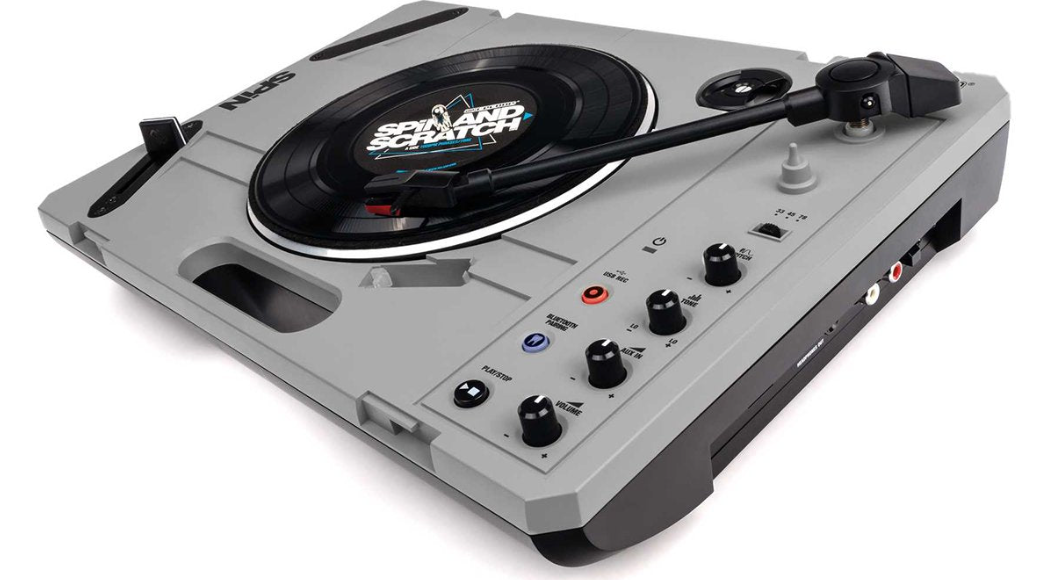 Reloop Spin Portable Turntable with Scratch Vinyl (Open Box)