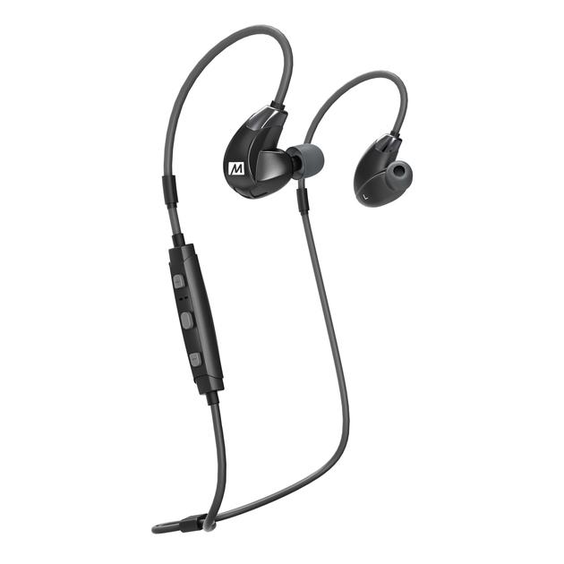 MEE Audio X7 Plus Stereo Bluetooth Wireless Sports In-Ear HD Headphones w/ Memory Wire (Open box)