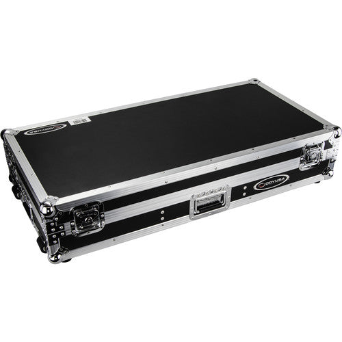Odyssey Coffin Coffin Flight Case for 10" DJ Mixer and Two Large-Format Media Players (Black & Silver)