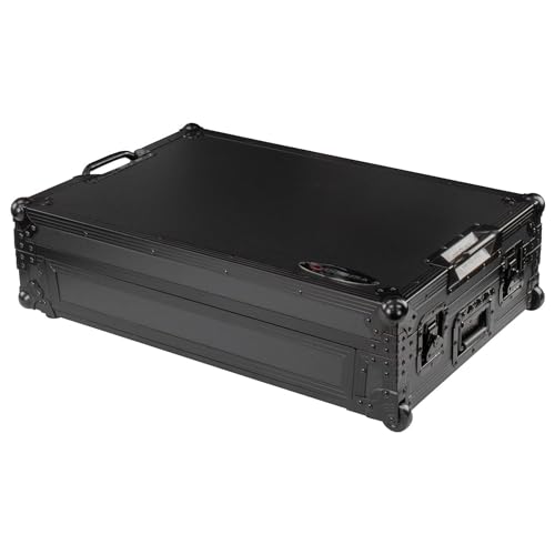 Odyssey Black Label DDJ-FLX10 Flight Case with Corner Wheels (All Black)