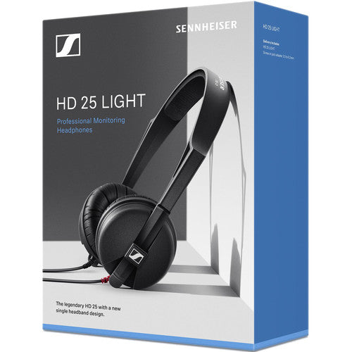 Sennheiser Professional HD 25 LIGHT On-Ear DJ Headphones (Open Box)
