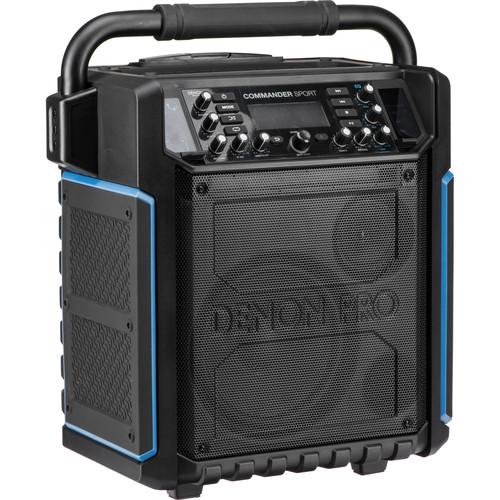 Denon Commander Sport Portable Water-Resistant 120W All-In-One PA System W/ Wireless Microphone (Open Box)