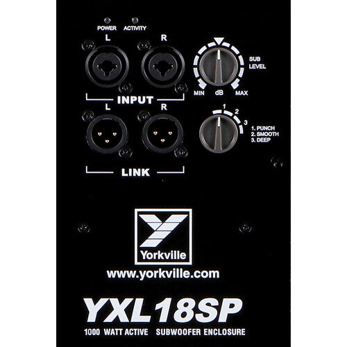 Yorkville Sound YXL18SP 18" Active Subwoofer (1000W)