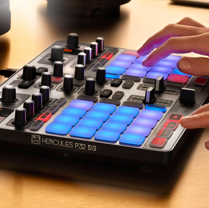 Hercules P32 DJ Controller + Free 30 Minutes DJ Class