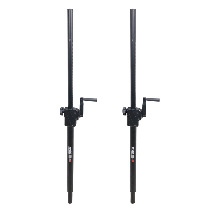 Prox T-SAACX2 PKG Dual Crank System Package Adjustable Speaker-Subwoofer Pole M20 1-3/8" Diameter - from 34"-52"