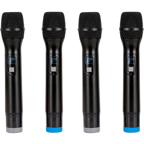 American DJ WM-419 Four-Channel UHF Wireless Handheld Microphone System (540 to 590 MHz) (Open Box)