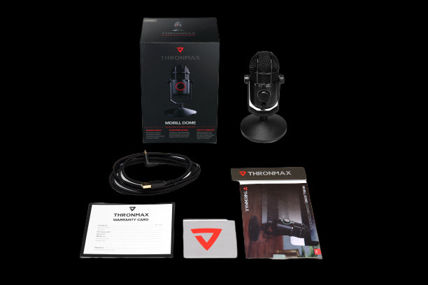 Thronmax Mdrill Dome Professional USB Studio Condenser Microphone (Open Box)
