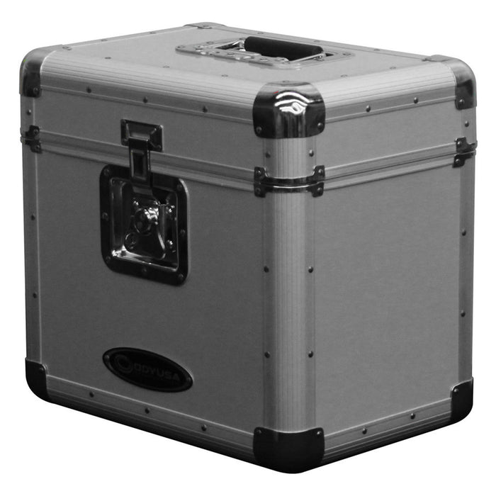 Odyssey Innovative Designs Krom Series KLP2 Stackable Record/Utility Case (Silver) (Open Box)