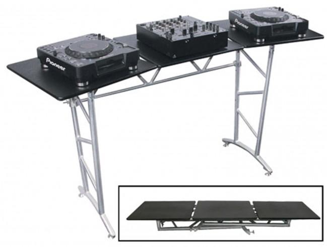 Odyssey ATT2 Adjustable Aluminum Mobile DJ Table (Open Box)