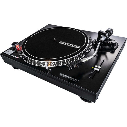 Reloop RP-2000 MK2 Quartz-Driven DJ Turntable (Metallic Black)